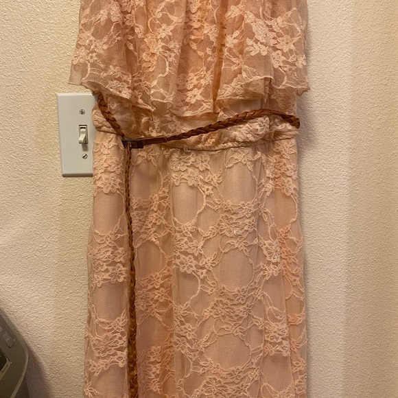 Salmon/pink dress - Picture 3 of 9